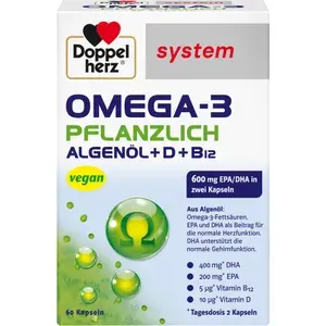 DOPPELHERZOmega-3pflanzlichsystemKapseln60Stück