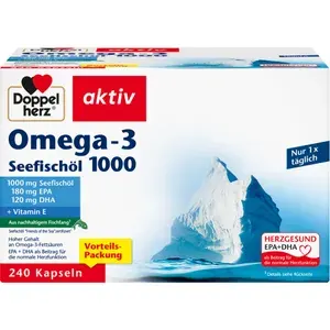 DOPPELHERZOmega-3Seefischöl1000Kapseln240Stück