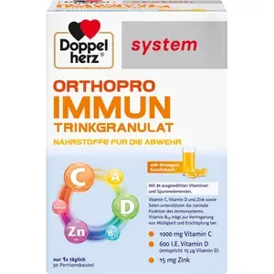 DOPPELHERZOrthoproImmunsystemTrinkgranulat30Stück