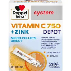 DOPPELHERZVitaminC750DepotsystemPellets20Stück