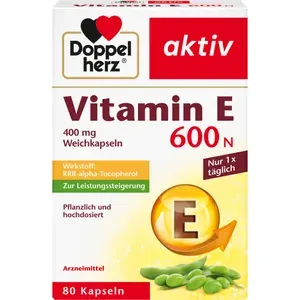 DOPPELHERZVitaminE600NWeichkapseln80St