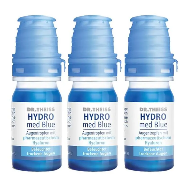 DR. Theiss Hydro med Blue Augentropfen, 3x10 ml