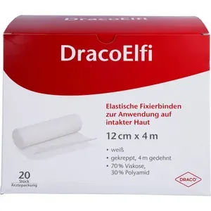 DRACOELFIelast.Fixierbinde12cmx4mgekreppt20St