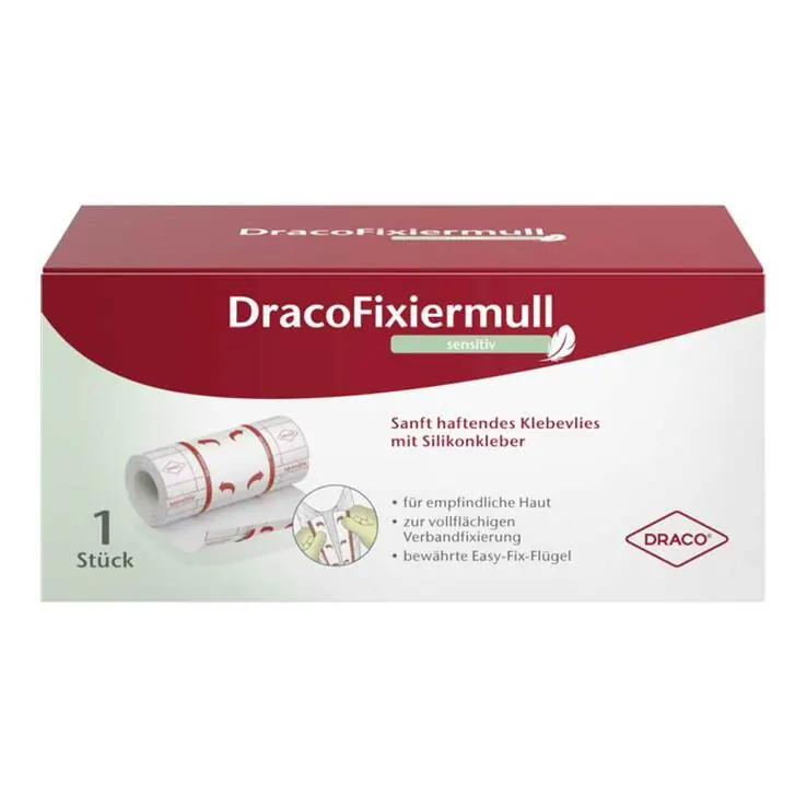 Dracofixiermull sensitiv 15 cmx5 m, 1 St