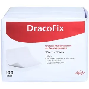 DRACOFIXOP-Kompressen10x10cmunsteril8fach100St