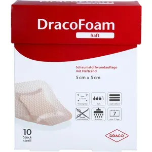 DRACOFOAMHaftSchaumstoffWundaufl.5x5cm10St