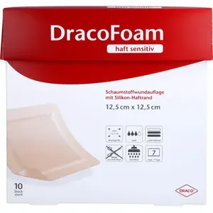 DRACOFOAMHaftsensitivSchaumst.Wund.12,5x12,5cm10St