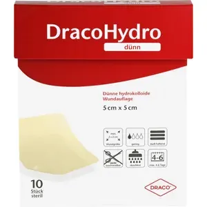 DRACOHYDROdünnHydrokoll.Wundauflage5x5cm10St
