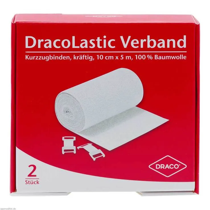 Dracolastic Verband kräftig 10cm Doppelpackung, 2 St