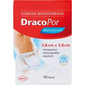 DRACOPORwaterproofWundverband3,8x3,8cmsteril10St