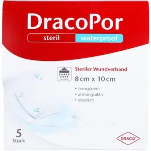 DRACOPORwaterproofWundverband8x10cmsteril5St
