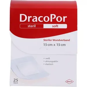 DRACOPORWundverband15x15cmsteril25St