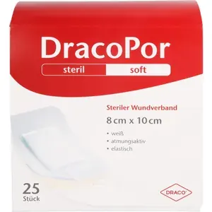 DRACOPORWundverband8x10cmsteril25St