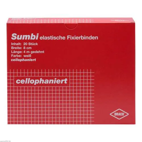 DRACOSUMBI Fixierbinde 10 cmx4 m weiß, 20 St