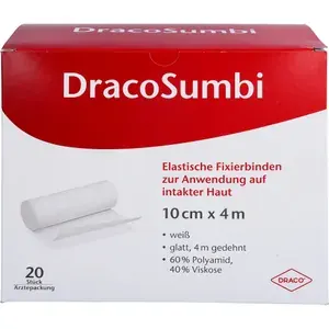 DRACOSUMBIFixierbinde10cmx4mweiß20St