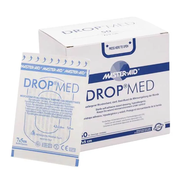 Drop med 7x5 cm Wundverband Master Aid, 50 St