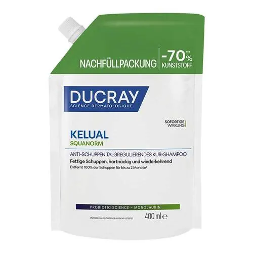 Ducray Kelual Squanorm Anti-Schuppen Shampoo fet.Ref, 400 ml