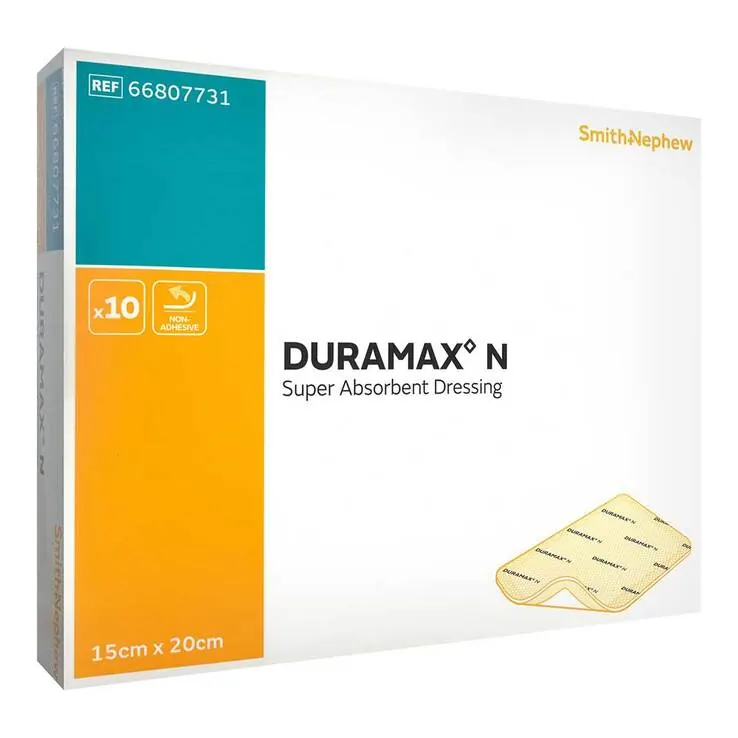 Duramax N superabsorbierender Wundverband 15x20 cm, 10 St