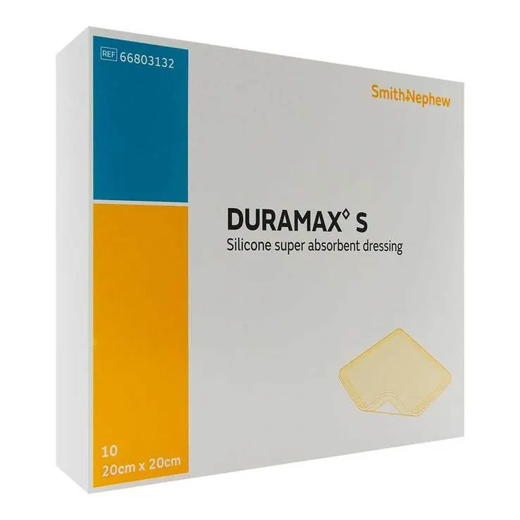 Duramax S 20x20 cm Superabsorber Silikonverband, 10 St