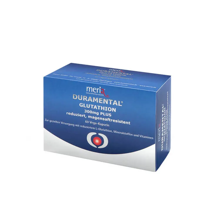 Duramental Glutathion 300 mg Plus magensaftresistent Kapseln , 60 St
