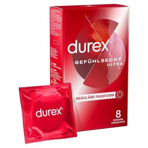 Durex Gefühlsecht ultra Kondome, 8 St