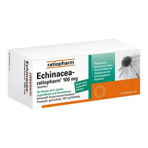 Echinacea-Ratiopharm 100 mg Tabletten, 50 St