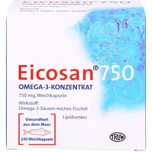 EICOSAN750Omega-3KonzentratWeichkapseln240St