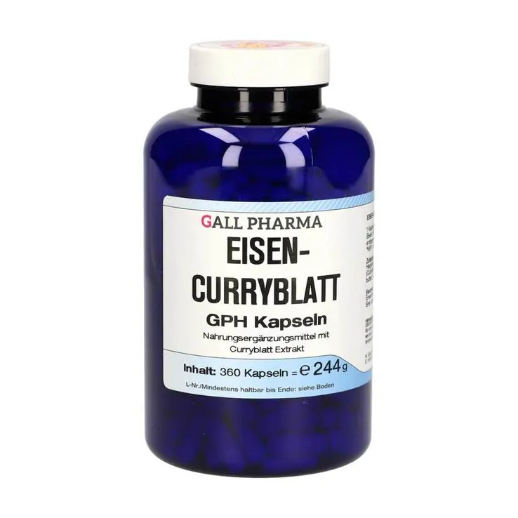 Eisen-Curryblatt GPH Kapseln, 360 St