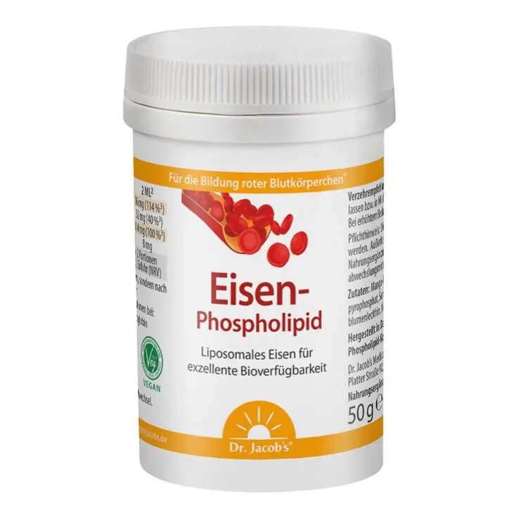 Eisen-Phospholipid Dr. Jacobs Pulver, 64 g