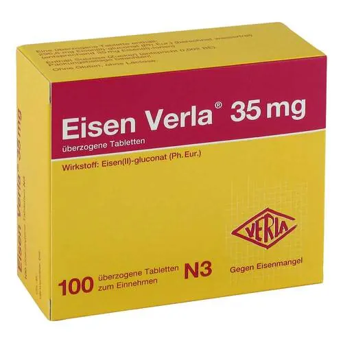 Eisen Verla 35 mg überzogene Tabletten, 100 St