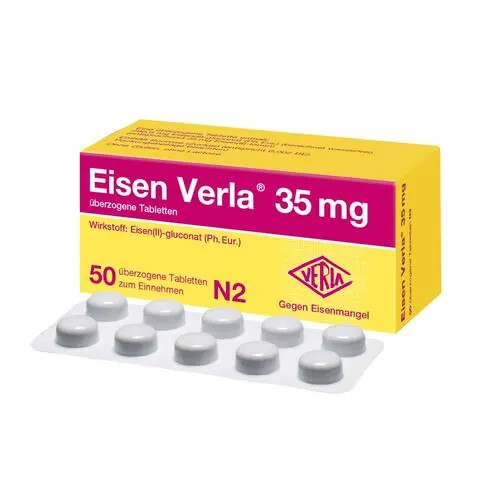 Eisen Verla 35 mg überzogene Tabletten, 50 St