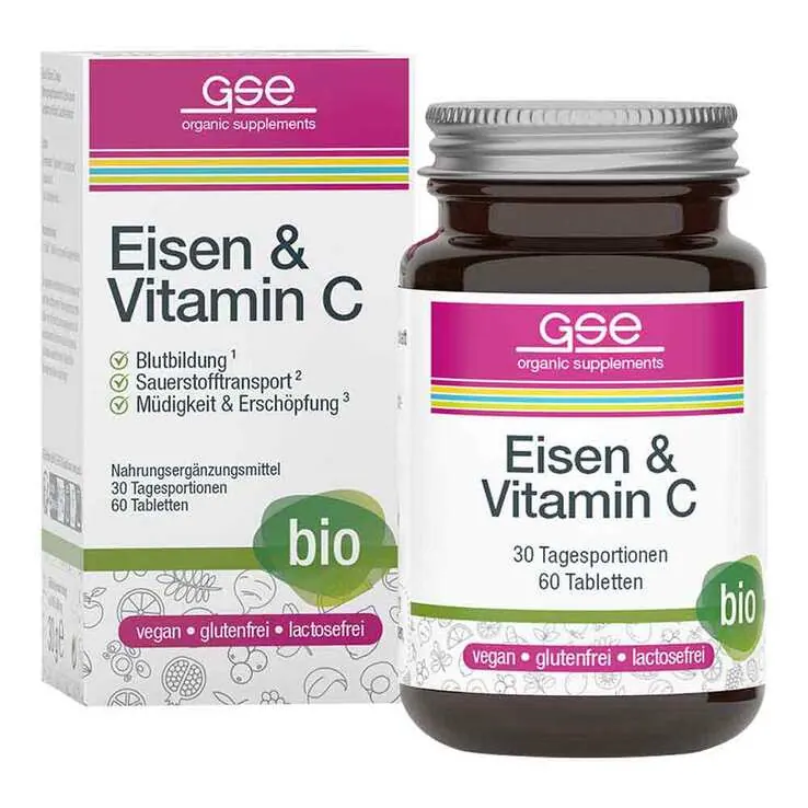 Eisen & Vitamin C complex Bio Tabletten, 60 St