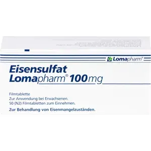 EISENSULFATLomapharm100mgFilmtabletten50St