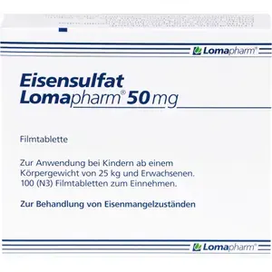 EISENSULFATLomapharm50mgFilmtabletten100St
