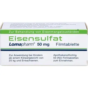 EISENSULFATLomapharm50mgFilmtabletten50St