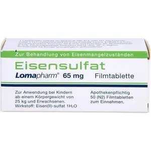 EISENSULFATLomapharm65mgüberzogeneTab.50St