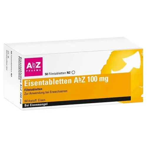 Eisentabletten Abz 100 mg Filmtabletten, 50 St