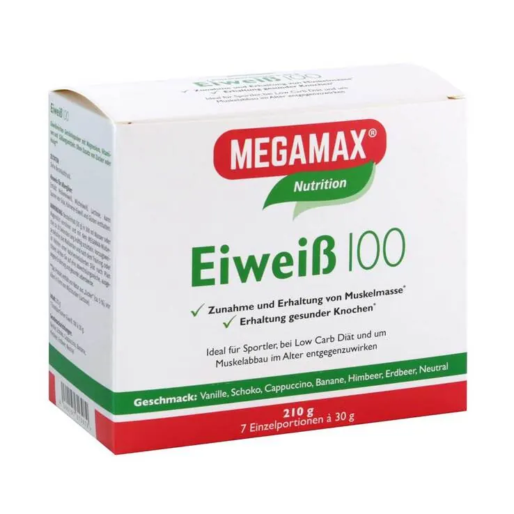Eiweiss 100 Mix Kombi Megamax Pulver, 7X30 g