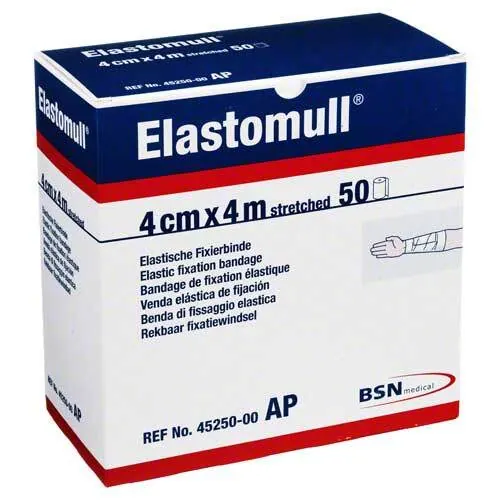 Elastomull 4 cmx4 m elastisch Fixierbinde 45250, 50 St