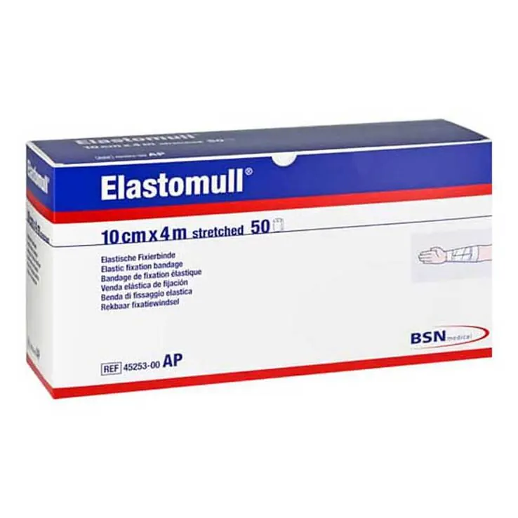 Elastomull 4mx10cm 45253 elastisch Fixierbinde, 50 St