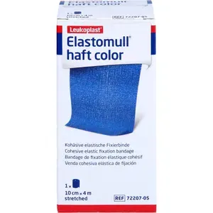 ELASTOMULLhaftcolor10cmx4mFixierb.blau1St