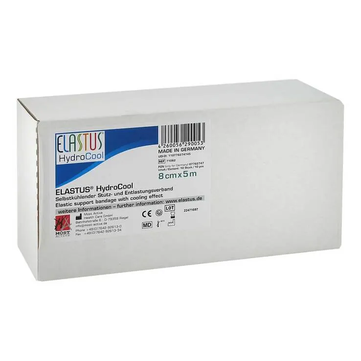 Elastus Hydrocool Binden 8cmx5m, 10 St