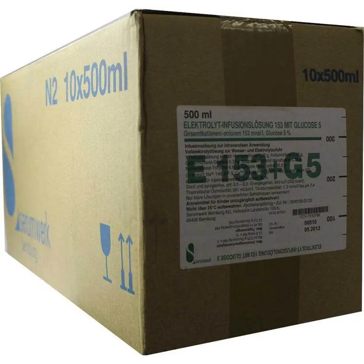 Elektrolyt Infusionslösung 153 mit, 10X500 ml