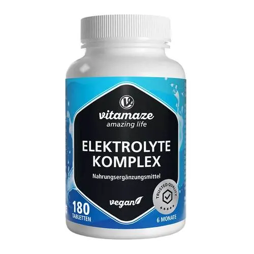 Elektrolyte Komplex Tabletten mit Magnesium vegan, 180 St