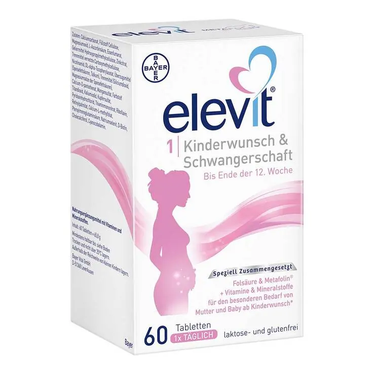 Elevit 1 Kinderwunsch & Schwangerschaft Tabletten, 1X60 St
