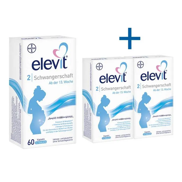 Elevit 2 Schwangerschaft Weichkapseln, 60 St