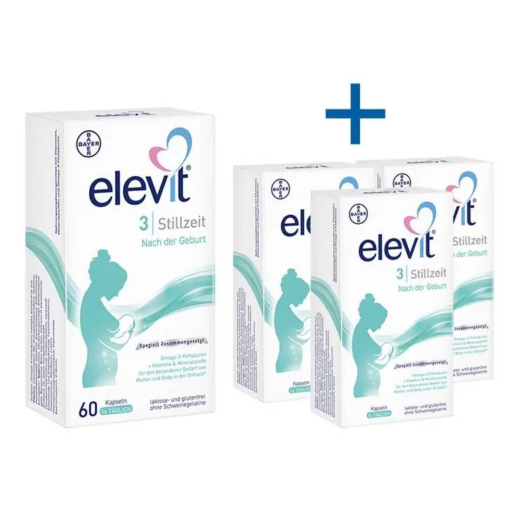Elevit 3 Stillzeit Weichkapseln, 60 St