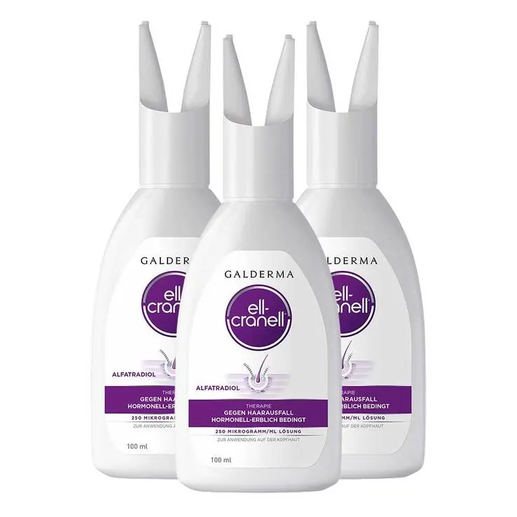 Ell-Cranell bei hormonell-erblich bedingtem Haarausfall, 3X100 ml