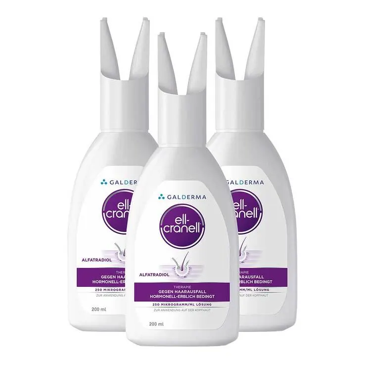 Ell-Cranell bei hormonell-erblich bedingtem Haarausfall, 3X200 ml