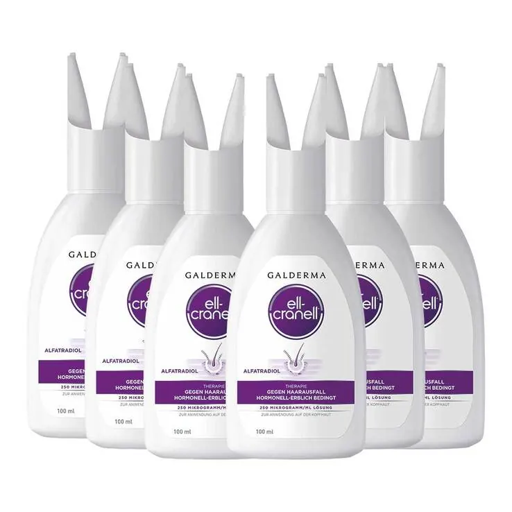 Ell-Cranell bei hormonell-erblich bedingtem Haarausfall, 6X100 ml